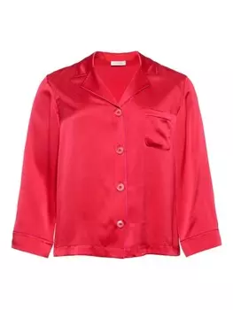 ERES шелковая пижамная рубашка Convive, красный