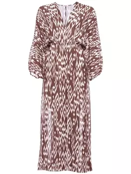 ERES шелковое платье Sky, коричневый