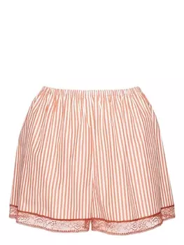 ERES шорты в тонкую полоску, коричневый