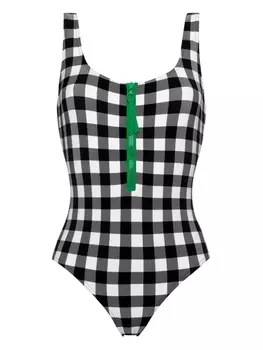 ERES слитный купальник Funny с принтом, черный