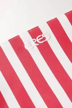 ERES тканый клатч Pocket Samba в полоску, розовый