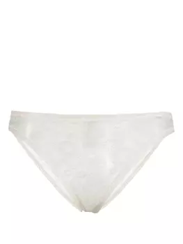 ERES трусы-брифы Floraison с вышивкой, белый