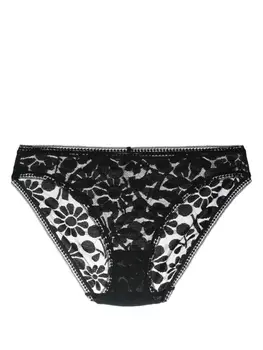 ERES трусы-брифы из цветочного кружева, черный