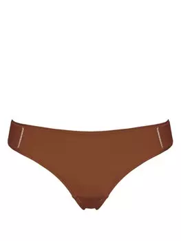 ERES трусы-брифы Mika с декоративной строчкой, коричневый