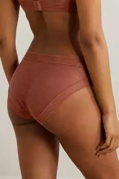 ERES трусы Morphology из стрейч-жаккарда с кружевом, апельсин