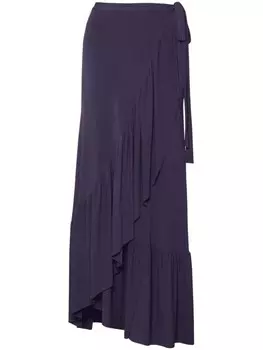 ERES юбка Julia с запахом и оборками, синий