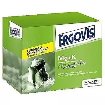 Ergovis добавка магния и калия 30 таблеток Eg Spa