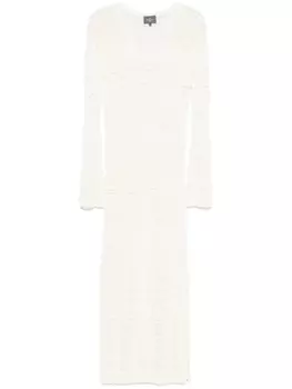 Eric Bompard ажурное платье-туника, нейтральный