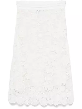 Eric Bompard кружевная юбка, белый