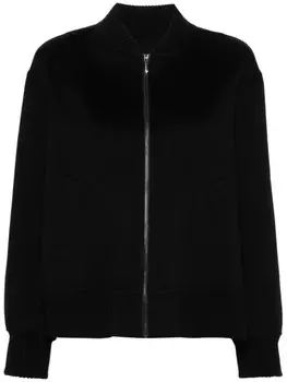 Eric Bompard куртка-бомбер с матовой отделкой, черный