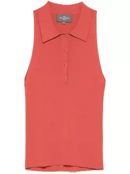 Eric Bompard рубашка поло без рукавов, красный