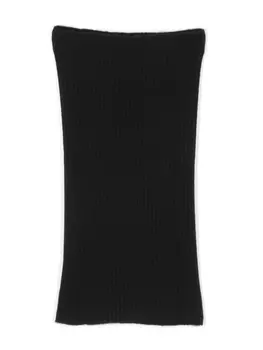 Eric Bompard шарф-снуд в рубчик, черный