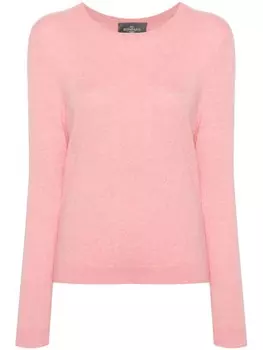 Eric Bompard свитер Classic с круглым вырезом, розовый