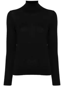 Eric Bompard свитер с высоким воротником, черный