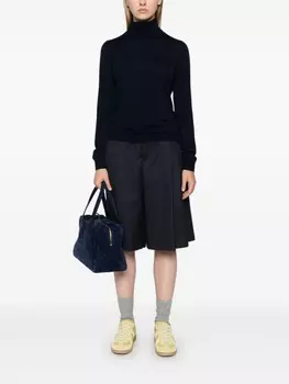 Eric Bompard свитер с высоким воротником, синий