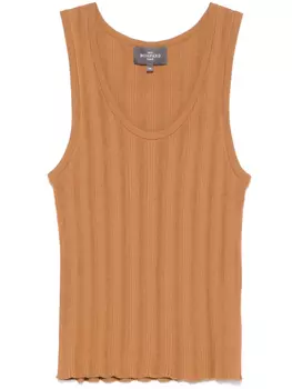 Eric Bompard топ в рубчик, коричневый