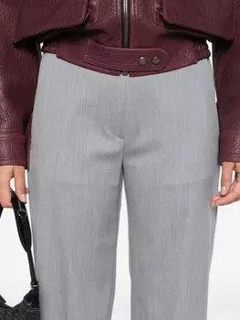 Erika Cavallini брюки прямого кроя, серый