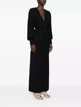 Erika Cavallini платье макси из кади, черный