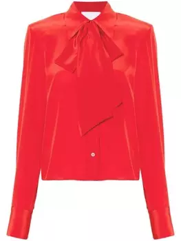 Erika Cavallini шелковая рубашка, красный