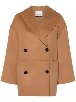 Erika Cavallini шерстяное короткое пальто, нейтральный цвет