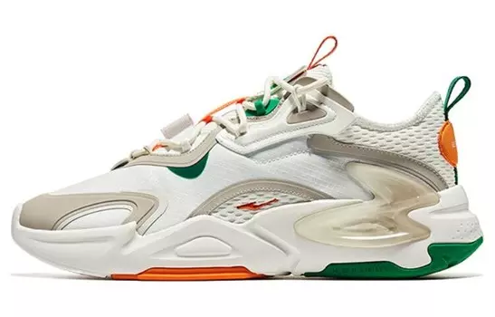 ERKE Lingxiao Lifestyle Shoes Men Low-top White, Gray, Orange-green