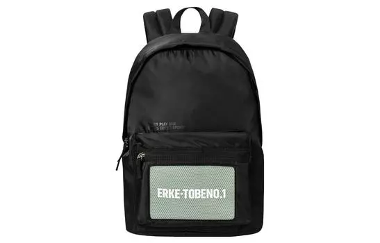Erke Рюкзак из текстильной ткани, стандартный, унисекс, цвет "угольно-черный"