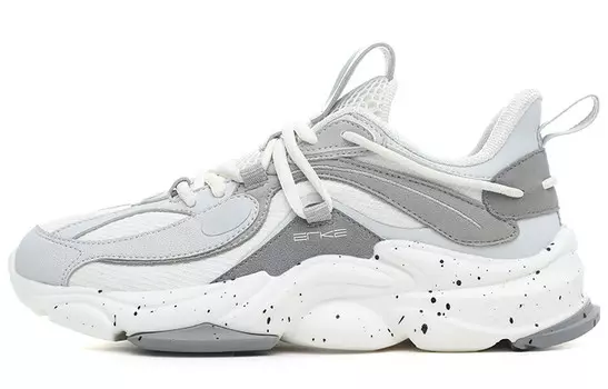 ERKE Tien Wu Lifestyle Shoes Women's Low-top Oak Bud White/white Dew Gray