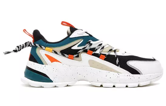 ERKE Xun Lifestyle Shoes Men Low-top Oak Bud White/digital Cyan