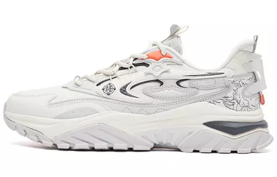 ERKE Xun Lifestyle Shoes Men Low-top Unbleached Primary Color/pencil Gray