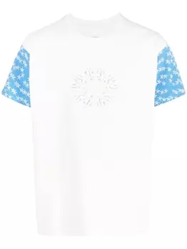 ERL футболка с принтом, белый