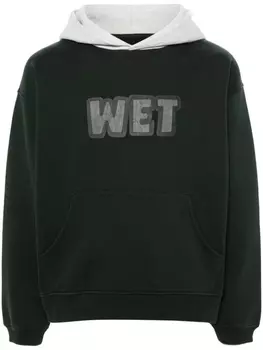 ERL худи с принтом, зеленый