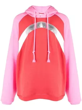 ERL худи в стиле колор-блок, розовый