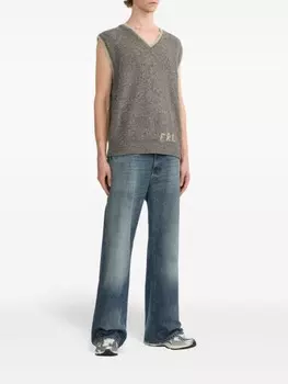 ERL вязаный жилет, серый