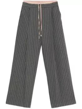 ERMANNO FIRENZE брюки в тонкую полоску, серый