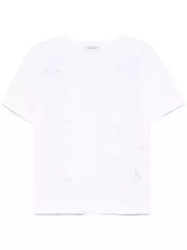 ERMANNO FIRENZE кружевная футболка, белый