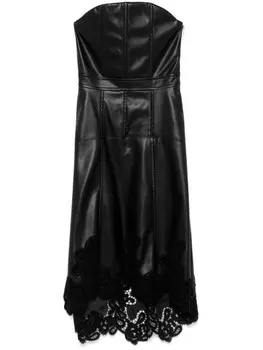 ERMANNO FIRENZE платье с кружевом, черный