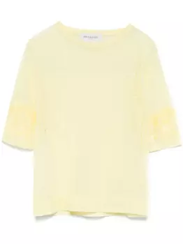 ERMANNO FIRENZE прозрачная футболка, желтый