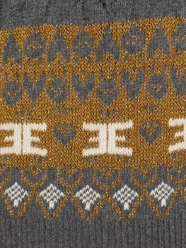 ERMANNO FIRENZE шарф с логотипом, серый