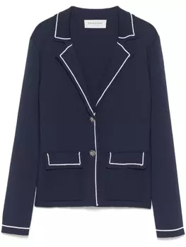 ERMANNO FIRENZE трикотажный пиджак, синий