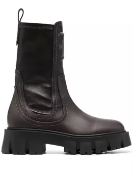 Ermanno Scervino ботинки на массивной подошве, коричневый