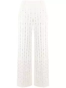 Ermanno Scervino брюки с вышитыми деталями