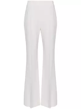 Ermanno Scervino брюки строгого кроя с завышенной талией, белый