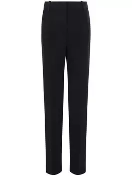 Ermanno Scervino брюки строгого кроя со складками, черный