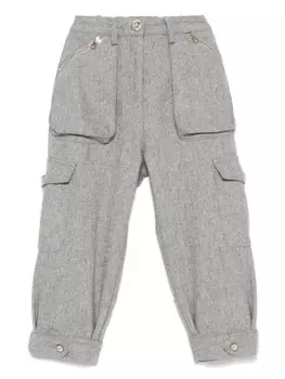 Ermanno Scervino Junior брюки карго, серый