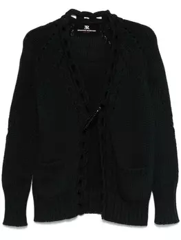 Ermanno Scervino кардиган с брошью, синий