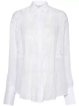 Ermanno Scervino кружевная рубашка, белый