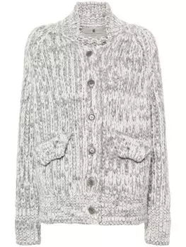 Ermanno Scervino меланжевый бомбер, серый