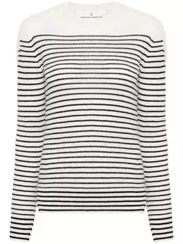 Ermanno Scervino полосатый джемпер, белый