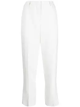 Ermanno Scervino прямые брюки строгого кроя, белый