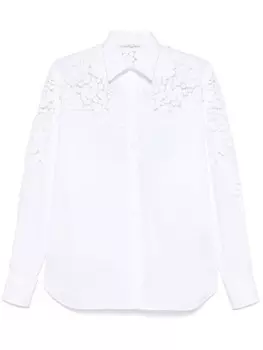 Ermanno Scervino рубашка с аппликацией, белый